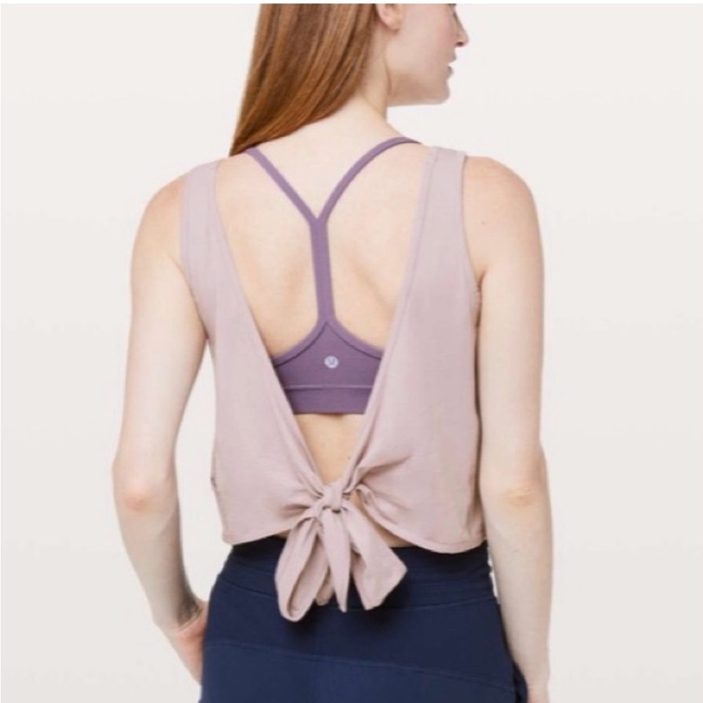 Lululemon It’s a tie tank pinkish/Purple Tank Top
